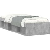  Kreveta boja betona 75 x 190 cm mali za jednu osobu | shoptok.hr