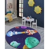 Tepih za decu 120x120cm sa gumenom podlogom - Raketa u svemiru, TG-115