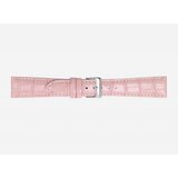 Poletto pink Rozi Glossy Antiqua Calf Kožni Kaiš Za Sat 454/16.18