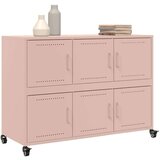  Komoda ružičasta 100 5x39x72 cm hladno valjani čelik | shoptok.hr