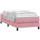 Box Spring postelja z vzmetnico Pink 100x220 cm Velvet, (21792584) | Shoptok.si