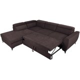 MID.YOU KOTNA SEDEŽNA GARNITURA, velur temno rjava | Shoptok.si