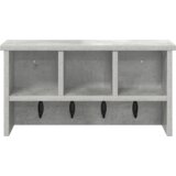  Vješalica za kapute na zidu Beton siva 50 x 16 x 26 cm | shoptok.hr