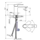  Slavina za umivaonik S2 Round | shoptok.hr