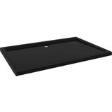vidaXL Pravokutna ABS tuš-kada crna 80 x 120 cm | shoptok.hr