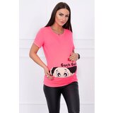  Maternity blouse Guck pink neon Cene