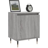  Noćni ormarić siva boja hrasta 40x30x50 cm konstruirano drvo | shoptok.hr