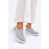 EVENTO Boto Women's Fabric Slip-On Sneakers Gray Adiora | shoptok.hr