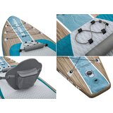 Bestway SUP kajak 335 cm 2u1 Hydro Force Freesoul, K6532E 1 daska za veslanje, 1 veslo, 1 rućna pumpa, 1 ramac, 1 spiralni povodac, 1 sedište, 1 oslonac za noge, 1 vezni kanap, 3 peraja | Eponuda.com