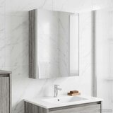  Kupaonski ormar s ogledalom Siva Sonoma 53,5 x 15,5 x 70 cm | shoptok.hr