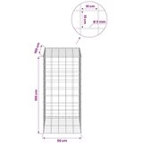  Gabion s žicom debljine 5 mm i mrežom 10x10 cm 50x100x100 cm - 100 cm 100 cm 50 cm | shoptok.hr