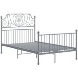  Posteljni okvir siv kovinski 120x200 cm, (20606243) | Shoptok.si