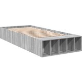  The Living Store Posteljni okvir siva sonoma 75x190 cm inženirski les - Posteljni Okvir, (21523492) | Shoptok.si