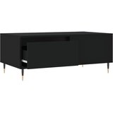  Stolić za kavu crni 90 x 50 x 36,5 cm od konstruiranog drva | shoptok.hr