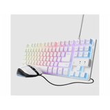 Trust Tastatura+miš GXT 798 2-in-1 Gaming set/TKL/US/bela | ePonuda.com