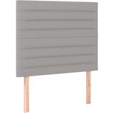  Box spring s madracem LED svjetlosivi 90x190 cm tkanina | shoptok.hr