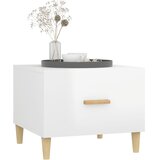  Stolići za kavu 2 kom sjajni bijeli 50x50x40 konstruirano drvo | shoptok.hr