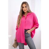 Kesi Włoski Cotton muslin shirt pink | Shoptok.si