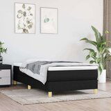  Box spring posteljni okvir črn 80x200 cm blago, (20739423) | Shoptok.si