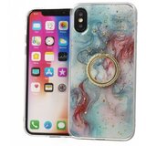 Nillkin silikonski ovitek marmor ring za samsung galaxy A71 A715 moder z bleščicami Cene