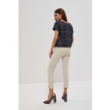 Marisse Smooth 7/8 Trousers L-Sp-3705 Beige | shoptok.hr