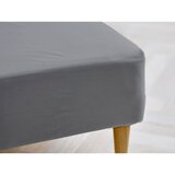 Södahl Siva napenjalna rjuha iz organskega bombaža 140x200 cm Calm – Cene