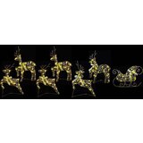 vidaXL LED irvasi s 40 LED svjetlima 7 pcs Zlatno PET | shoptok.hr