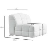 Atelier Del Sofa 1-Seat sofa pescara O1 white | Eponuda.com