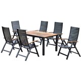 Gardenson Vrtni Set Astros, 7-delno, Raztegljiva Miza | Shoptok.si