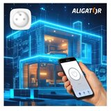 ALIGATOR WAL001 - Pametna utičnica 3680W/230V/Tip E/16A Wi-Fi Tuya | Eponuda.com
