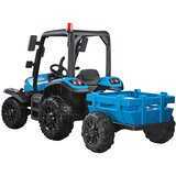 Veliki Velik traktor s prikolico 4x4 – moder | Shoptok.si