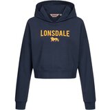 Lonsdale Women's hooded sweatshirt cropped oversized Cene