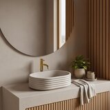REA Bath Umivalnik na podstavku Nicoletta Beige | Shoptok.si