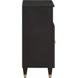  Kreveta s policom Crna 60 x 33 x 75 cm Čvrsto drvo manga | shoptok.hr