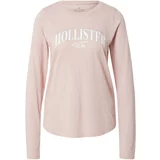 Hollister Majica roza / srebro / bijela