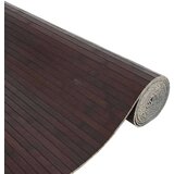 vidaXL Tepih pravokutni tamnosmeđi 80 x 500 cm od bambusa | shoptok.hr