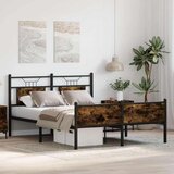  Okvir kreveta bez madraca boja hrasta 150 x 200 cm drveni | shoptok.hr