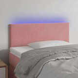  LED uzglavlje ružičasto 100x5x78/88 cm baršunasto | shoptok.hr