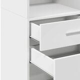  Visoka komoda bijela 30 x 42,5 x 124 cm od konstruiranog drva | Eponuda.com