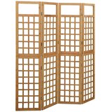 Sobna pregrada / rešetka s 4 panela od jelovine 161 x 180 cm | shoptok.hr