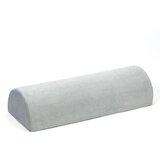 INF Ergonomski vratni vzglavnik 56x22x13cm, siva, pliš spominska pena, (5000286712) | Shoptok.si