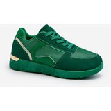 Kesi Women's Sneakers Sports Shoes Green Kleffaria Cene