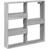 Maison Chic Stenska omarica - Zidna omarica siva sonoma 80x15x80 cm inženirski les iu237, (22062432) Cene