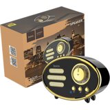 hoco. Brezžični zvočnik, Bluetooth, retro, 1200 mAh, 5 h, 5 W, črn - BS25 Time, Bluetooth, retro, črn | Shoptok.si