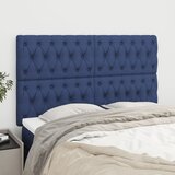 vidaXL Uzglavlja 4 kom plavi 72x7x78/88 cm od tkanine | shoptok.hr