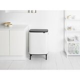 Brabantia Bo Touch Bin Hi 2 x 30 L - White | Shoptok.si