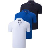 Dewberry TRIPLE SET T8561 MENS T-SHIRT-NAVY-WHITE-SAKS | Shoptok.si