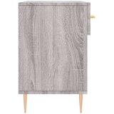 vidaXL Klupa za cipele siva boja hrasta 102x35x55 cm konstruirano drvo | shoptok.hr