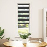 vidaXL idaXL Zebra senčilo črna 40x150 cm tkanina širina 35,9 cm poliester, (22046921) | Shoptok.si
