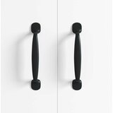 Drška za namještaj 2 pcs Crna 130 x 19 4 x 22 3 mm Aluminij | shoptok.hr